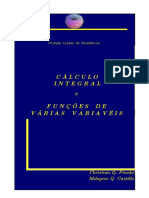 Cálculo Integral e Funções de Varias Variaveis PDF