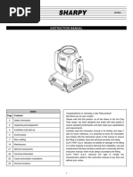 Clay Paky Sharpy Manual PDF