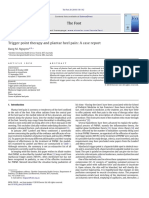 Trigger Point Therapy and Plantar Heel Pain: A Case Report: The Foot