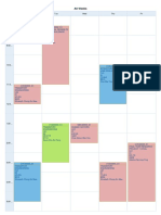 Low Rise Building and Transport Engineering Timetable