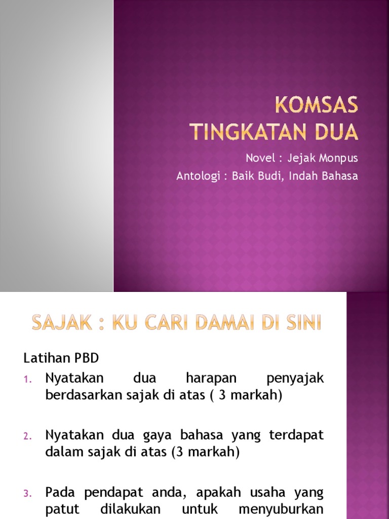 Nota Komsas Ting 2 Pdf