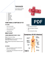 All About Sti/Hiv/Aids: Some Signs & Symptoms of Sti