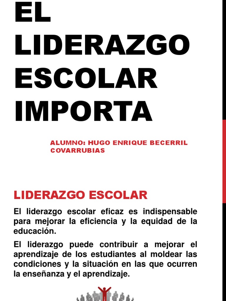 Liderazgo Escolar Pdf Empoderamiento Liderazgo