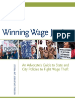 Winning Wage Justice: An Advocate's Guide To State and City Policies To Fight Wage Theft