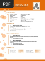 Contoh Template CV Kreatif 2 PDF