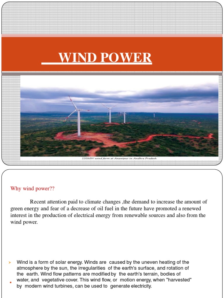 Understanding Wind Power and Turbines | PDF | Wind Power | Wind Turbine