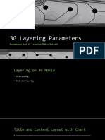 Parameters Set 3G Layering Nokia Network