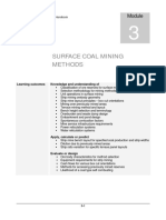 Surface Coal Mining Methods