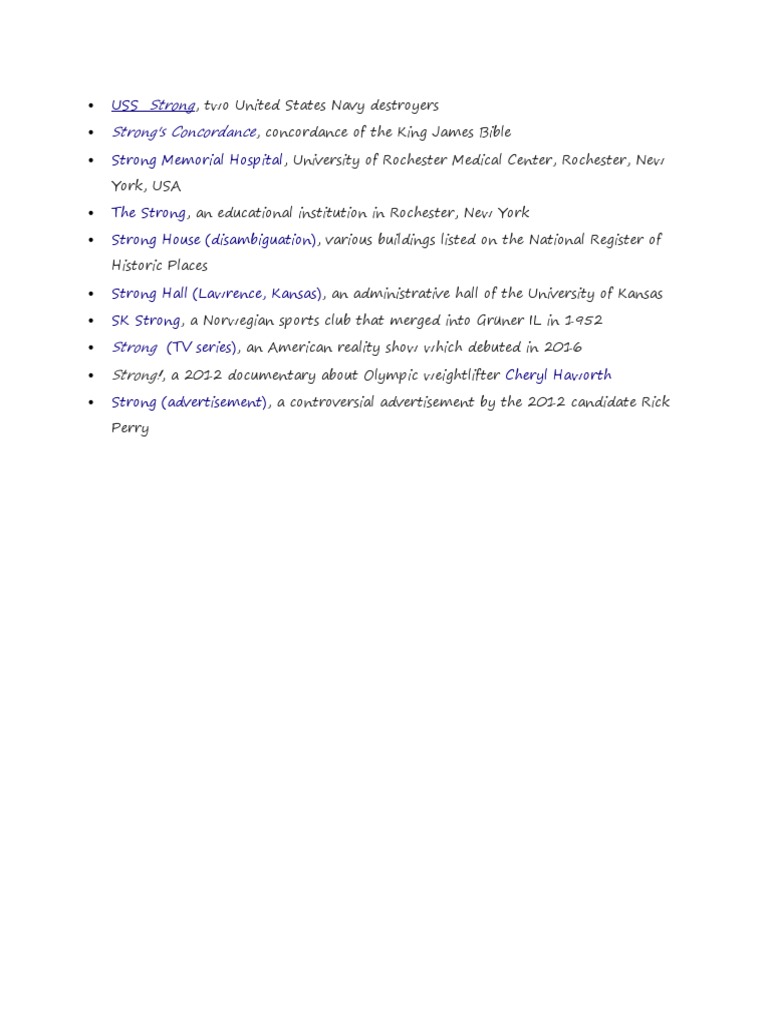 Strong Strong's Concordance PDF