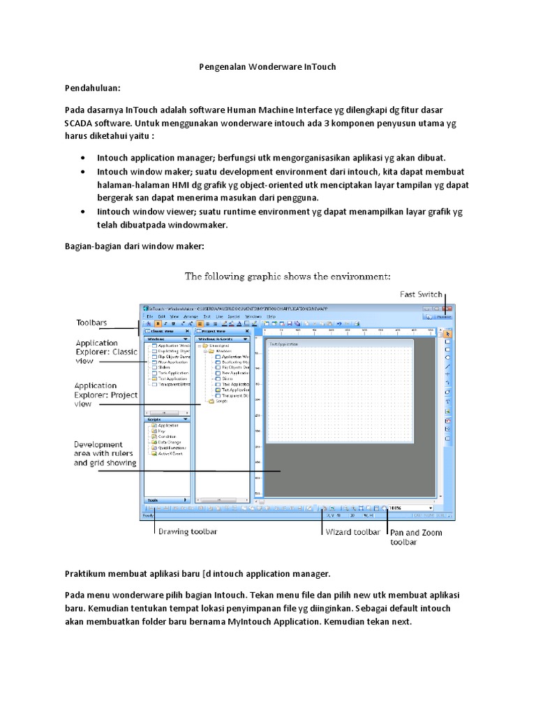 Panduan Lengkap Wonderware InTouch | PDF | Teknologi & Rekayasa