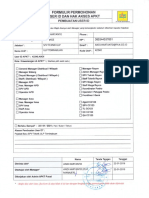 Formulir permohonan penambahan akses dan role APKT