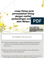 Konsep Filolog Serta Permasalahan Filolog Dengan Melihat Perbandingan Sumber Alam Melayu