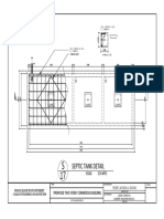 Septic Tank Detail: Scale: 1:35 MTS