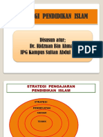 STRATEGI PENDIDIKAN ISLAM