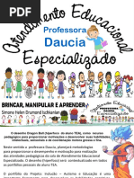 1o Professora Daucia Aee Atendimento Educacioal Especializado