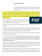 Modulul 1 - Legislatie in Domeniul Eficientei Energetice