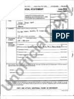 James Kent Adams Personal Financial Statement 2009