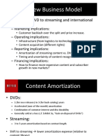 A New Business Model: - Switch From DVD To Streaming and International Expansion