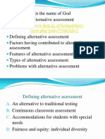 Alternative Assessment Methods Guide