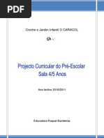 Projecto Curricular Sala A - 2010/2011