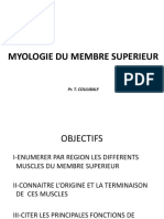 Myologie Du Membre Superieur: Pr. T. Coulibaly
