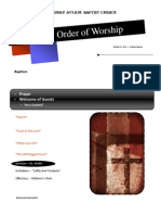 Order of Worship 10 31 2010 v1
