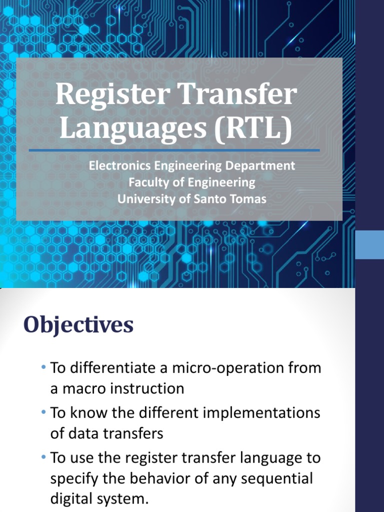 RTL Concepts for Engineering Students | PDF | Digital Electronics ...