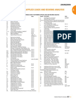 Determination of Applied Loads and Bearing Analysis: Engineering