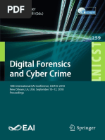 Digital Forensics and Cyber Crime 10th International EAI Conference, ICDF2C 2018 PDF