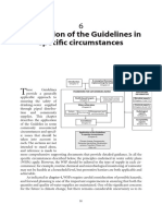 Application of The Guidelines in Specific Circumstances: Chapter 4