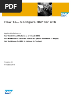 How To Configure HCP for CTS 