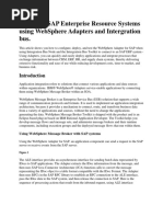 SAP ERP CONNECTING WebSphere Adapters and IIB