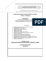 Rencana Kerja Dan Syarat-Syarat (RKS) Teknis: Kegiatan