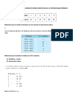 Ejercicios Estadistica Con Incognitas