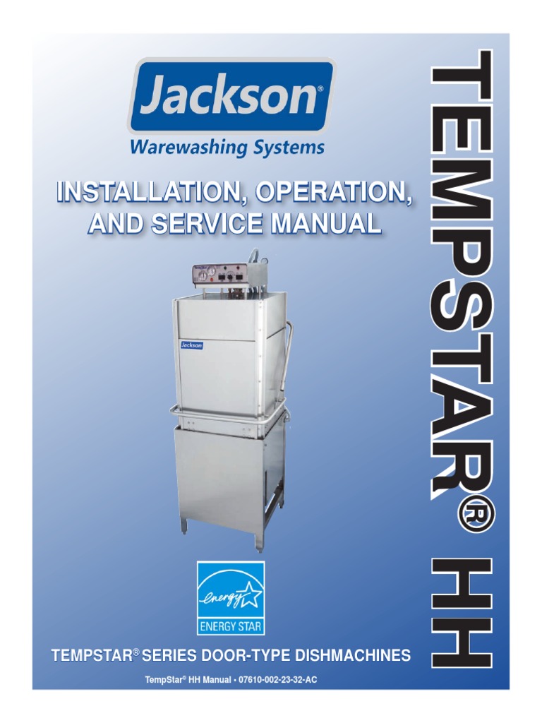 Installation, Operation, and Service Manual: Tempstar Series Door-Type ...