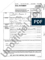 Reagan Helm Personal Financial Statement 2009