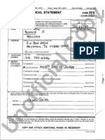 Bonnie Hellums Personal Financial Statement 2009