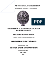 Ingeniería electrónica en tomografía computarizada