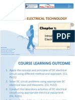 Det1013 - Electrical Technology: Introduction To Electric Circuit