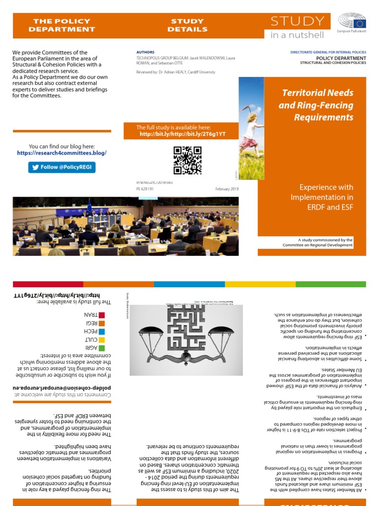 Research For REGI Committee Territorial Needs and RingFencing