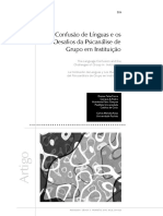A Confusão de Línguas e os Desafios da Psicanálise de Grupo em Instituição.pdf