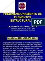 Predimensionamiento de columnas