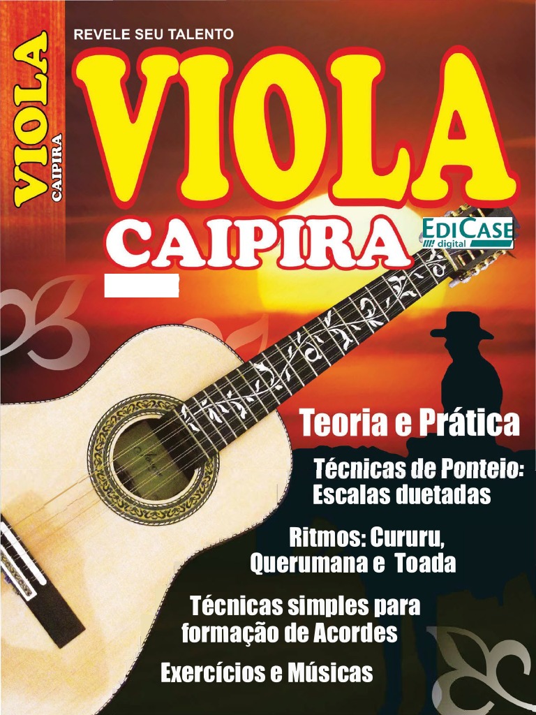 Método de Viola Caipira: Edição 2 | PDF | Acorde (música) | Guitarras