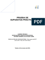 Prueba Supuestos Practicos T.O. Oep 2016 CLM