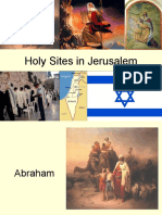 Holy Sites in Jerusalem 1516