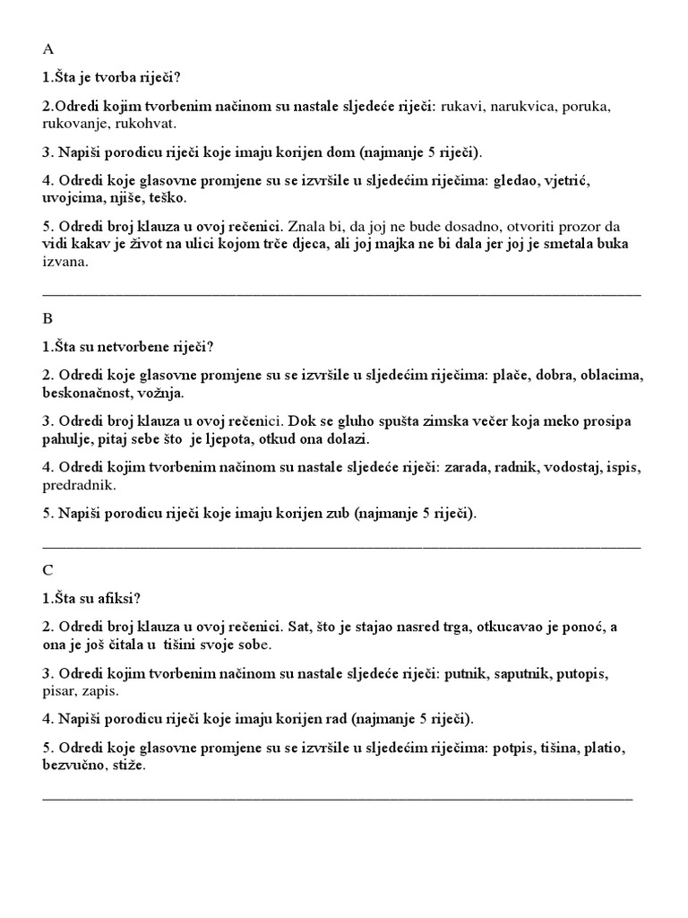 Listić - Tvorba R | PDF