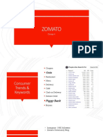 Zomato Group 4 - Coupon Codes, Menus, Delivery Trends