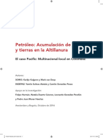 Petroleo Acumulación de Agua y Tierras en La Altillanura PDF