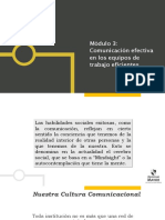 Módulo 3: Comunicación Efectiva en Los Equipos de Trabajo Eficientes