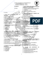 S2-Subiecte-28.09.2018-Brasov-Cardiologie, Boli Infecțioase, Diabet Zaharat, Gastroenterologie, Hematologie-Oncologie